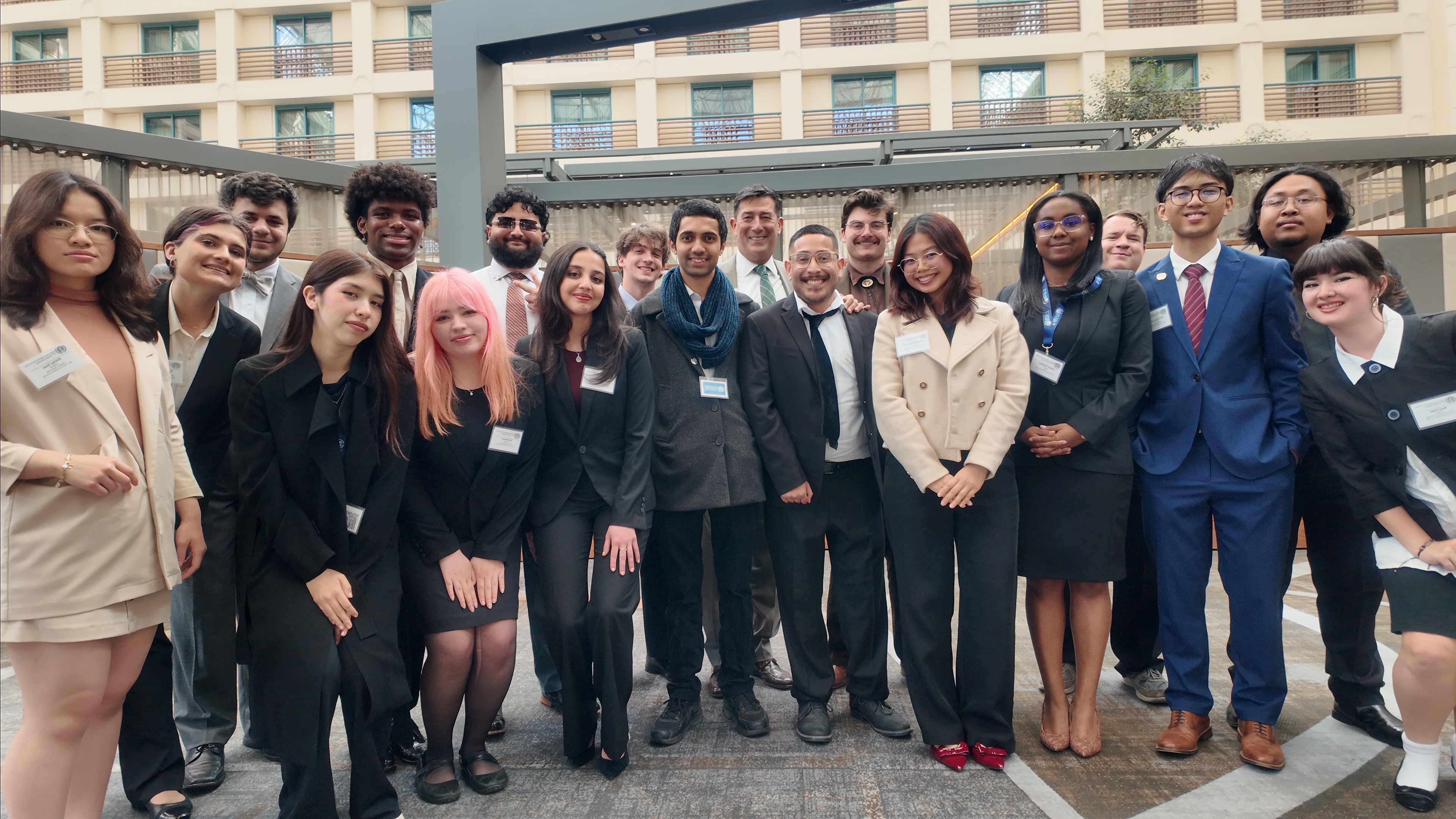 Group photo at the MUNFW Conference